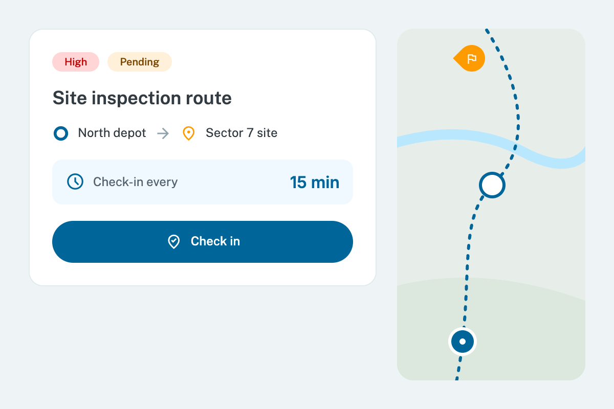Journey management interface preview
