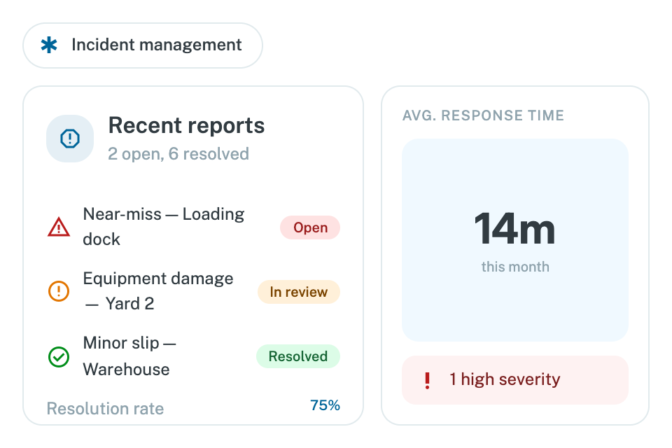 Incident management for faster resolution
