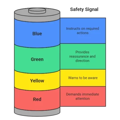 Color in saftey signs
